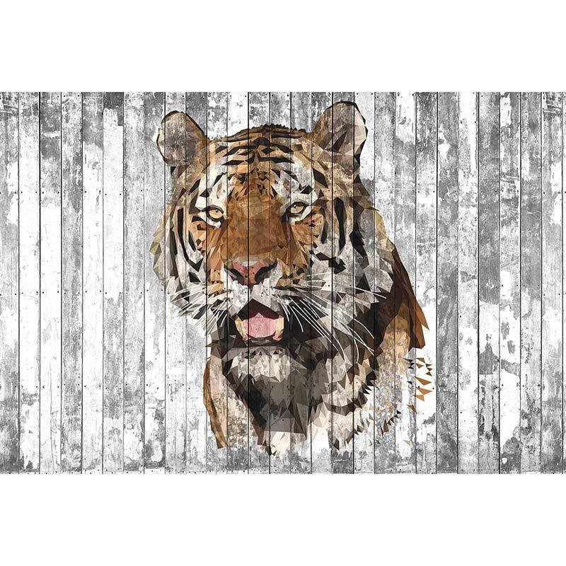 Digitaldruck-Tapete Polygon Tiger 2 Architects Paper (1031802)