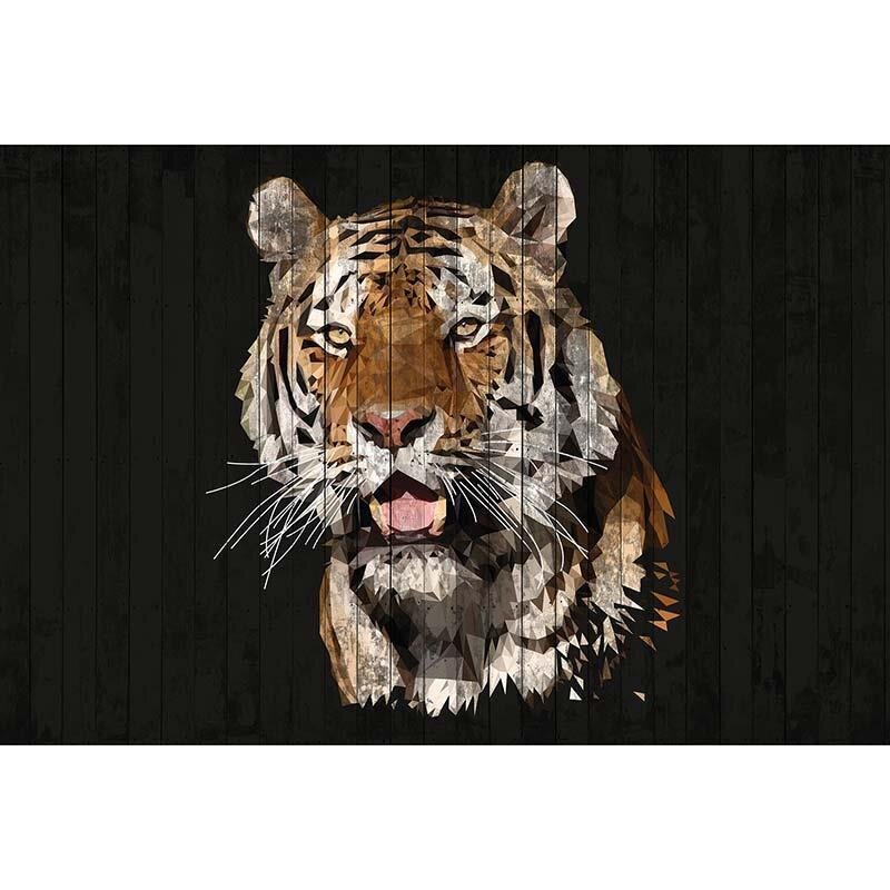 Digitaldruck-Tapete Polygon Tiger 1 Architects Paper (1031801)