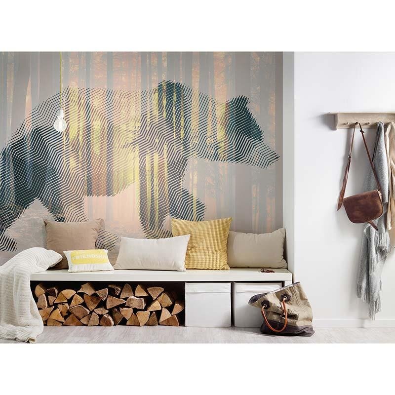 Digitaldruck-Tapete Bear Forest 2 Architects Paper (1031794)