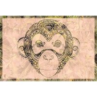 Digitaldruck-Tapete Monkey Pattern 2 Architects Paper...