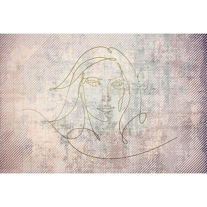 Digitaldruck-Tapete Golden Line 3 Architects Paper (1031781)