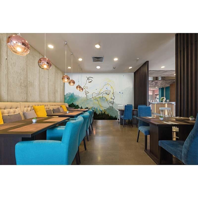 Digitaldruck-Tapete Golden Outline 1 Architects Paper (1031777)