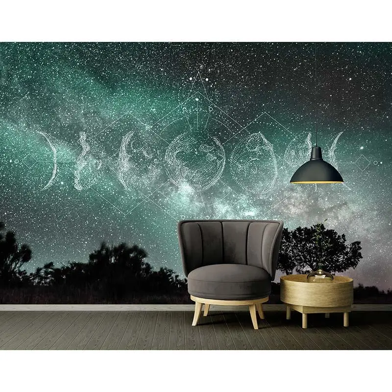 Digitaldruck-Tapete Moon Phases 3 Architects Paper (1031725)