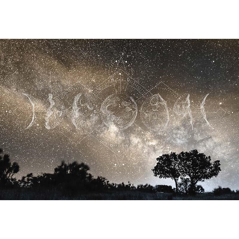 Digitaldruck-Tapete Moon Phases 2 Architects Paper (1031724)