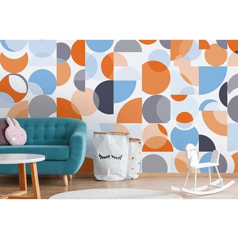 Digitaldruck-Tapete Coloured Circles 2 Architects Paper (1031702)