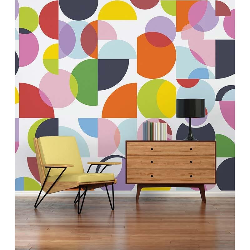 Digitaldruck-Tapete Coloured Circles 1 Architects Paper (1031701)