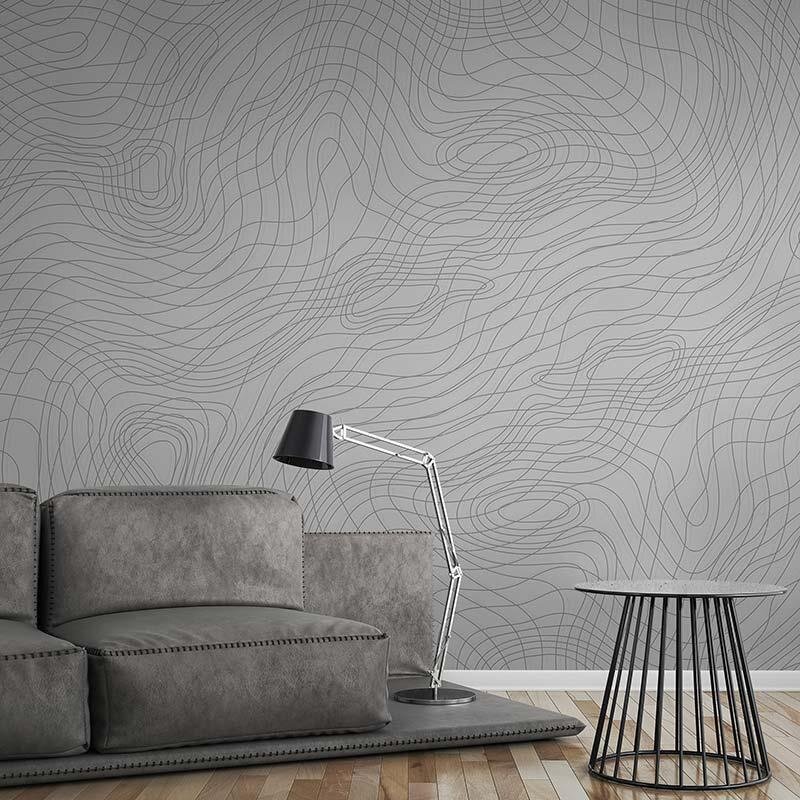 Digitaldruck-Tapete Chaotic Lines 1 Architects Paper (1031676)