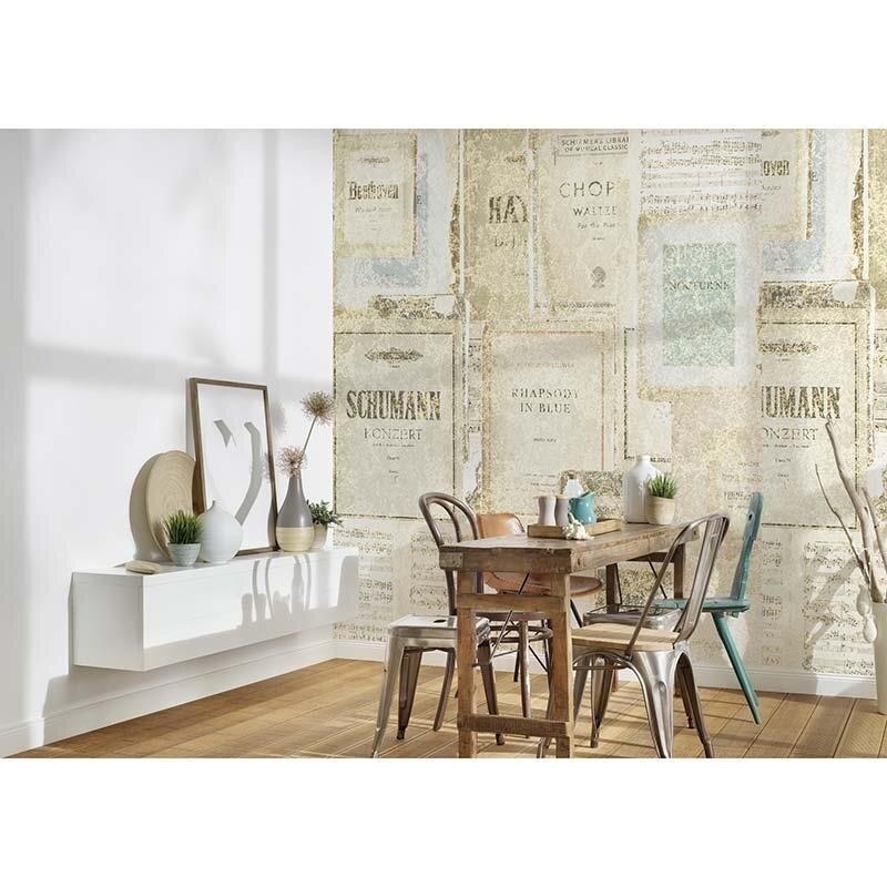 Digitaldruck-Tapete Sheet of Music 2 Architects Paper (1031648)