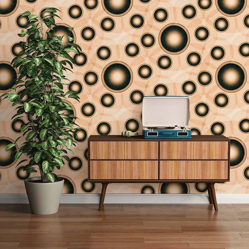 Digitaldruck-Tapete Circle Artwork 2 Architects Paper (1031629)