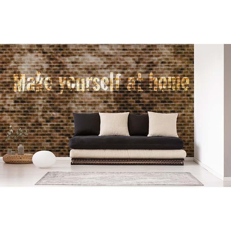 Digitaldruck-Tapete Brown Tiles Architects Paper (1031589)