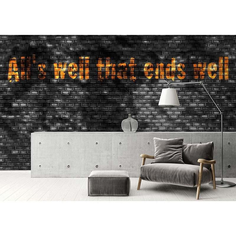 Digitaldruck-Tapete Black Tiles Architects Paper (1031588)