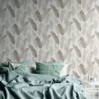 Tapete Beige, Creme, Grau, Wei&szlig; livingwalls...