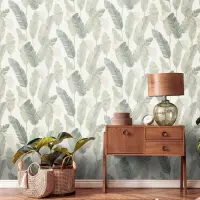 Tapete Gr&uuml;n, Wei&szlig; livingwalls Vliestapete...