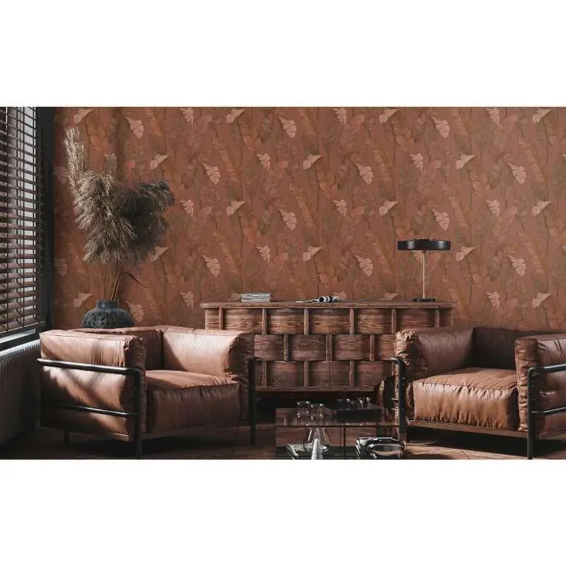 Tapete Braun, Rot livingwalls Vliestapete (1043807)