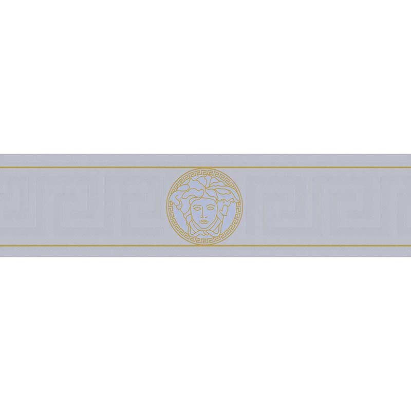 Tapete Grau, Silber, Gold, Kupfer VERSACE Satintapete (1023751)