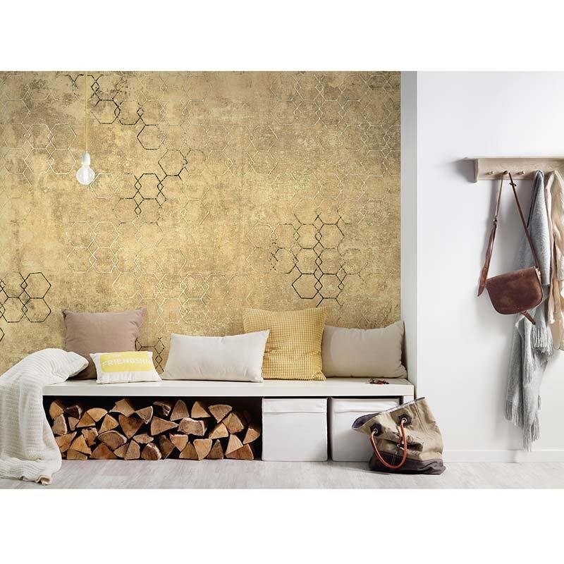 Digitaldruck-Tapete Hexagon Art 3 Architects Paper (1031514)