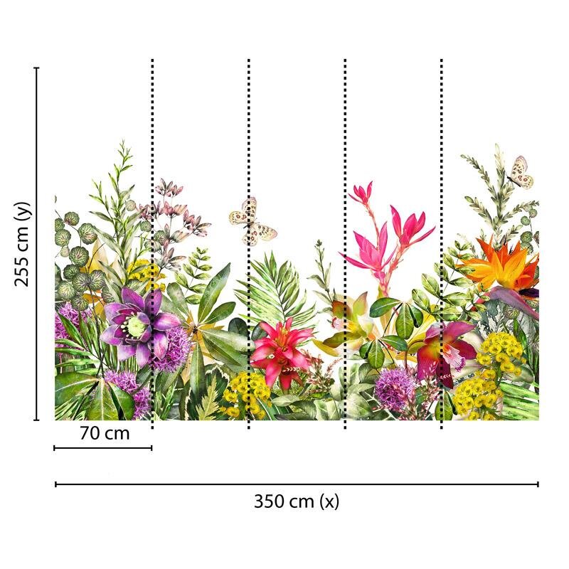 Digitaldruck-Tapete Motley Flowers livingwalls (1032015)