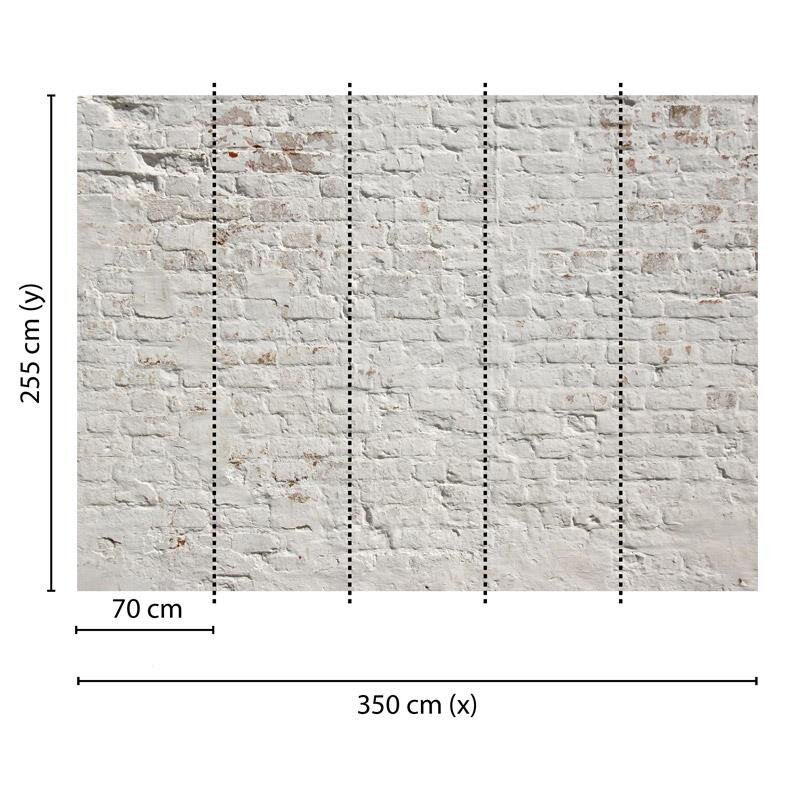 Digitaldruck-Tapete Brick White livingwalls (1032001)