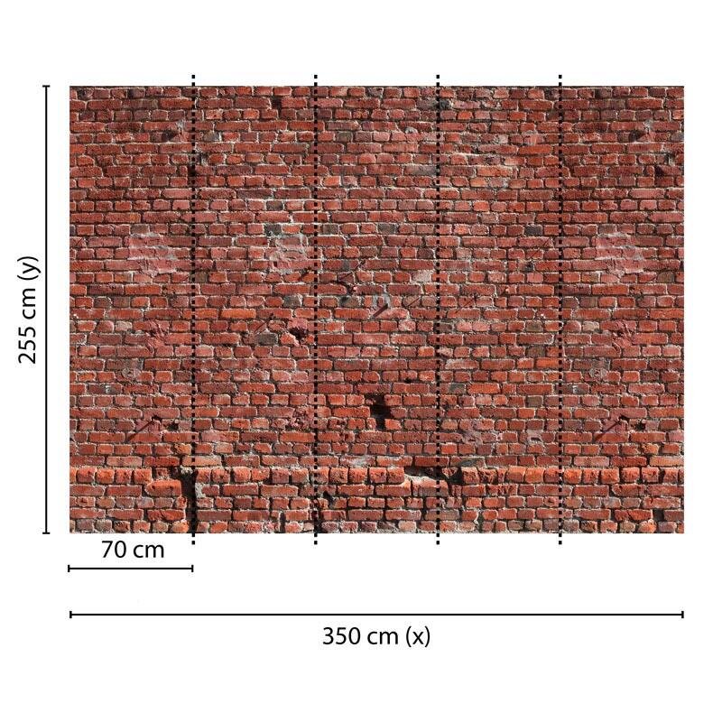 Digitaldruck-Tapete Brick Red livingwalls (1032000)