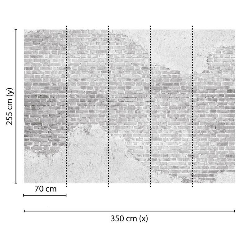 Digitaldruck-Tapete Old Brick Wall livingwalls (1031992)
