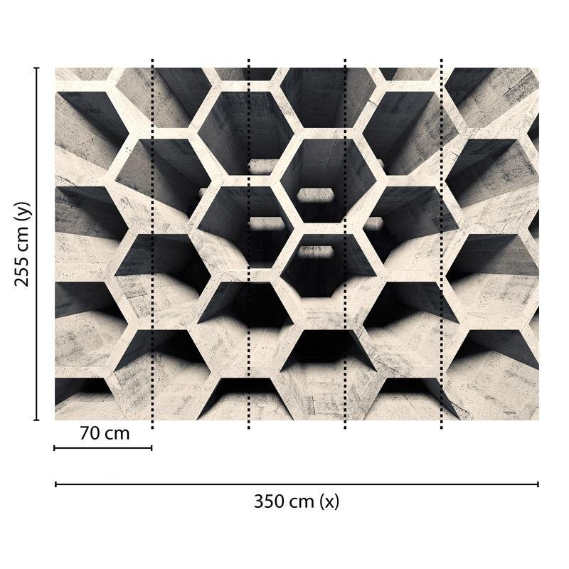 Digitaldruck-Tapete Honeycomb Structure 2 livingwalls (1031977)