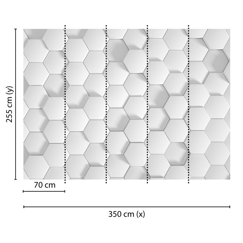 Digitaldruck-Tapete Honeycomb 1 livingwalls (1031970)
