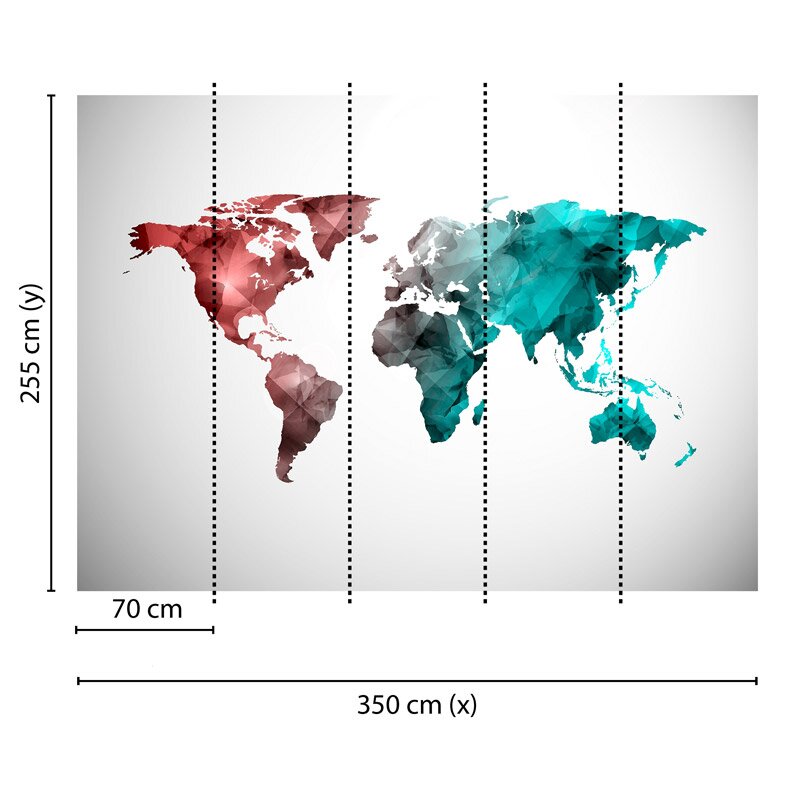 Digitaldruck-Tapete World Graphic 2 livingwalls (1031961)