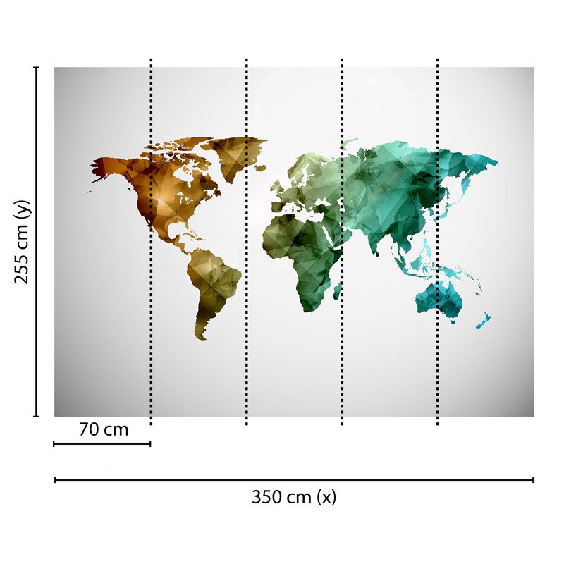 Digitaldruck-Tapete World Graphic 1 livingwalls (1031960)