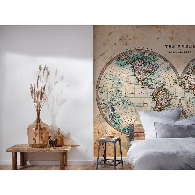 Digitaldruck-Tapete Hemispheres 1 livingwalls (1031958)