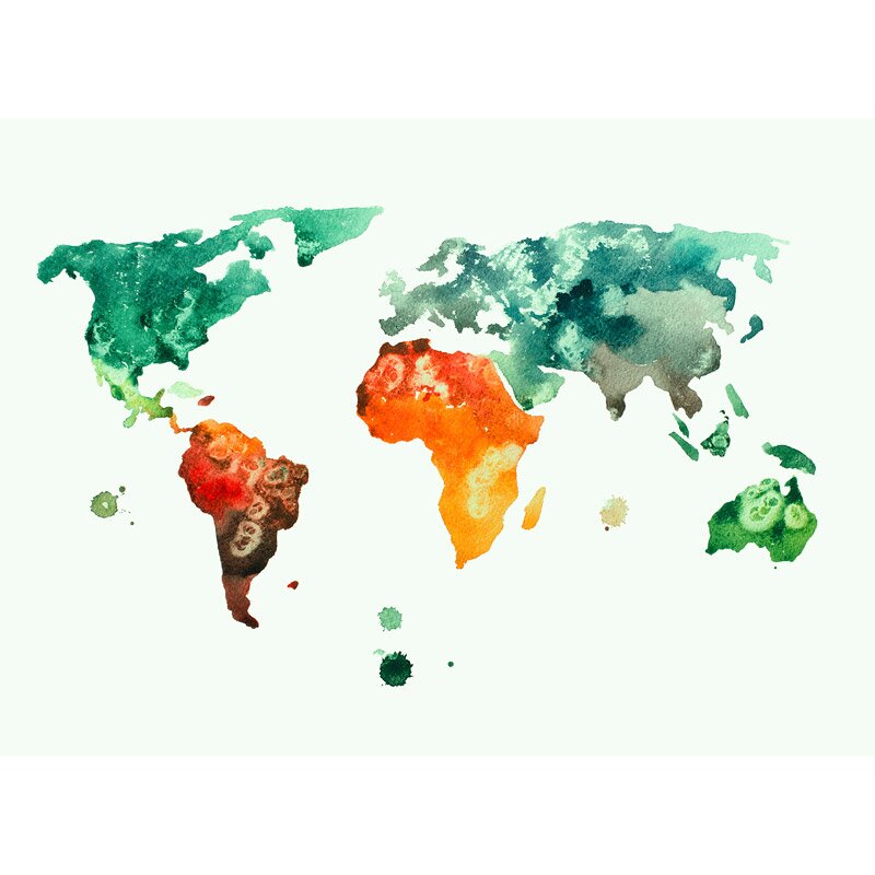 Digitaldruck-Tapete Colourful World 3 livingwalls (1031957)