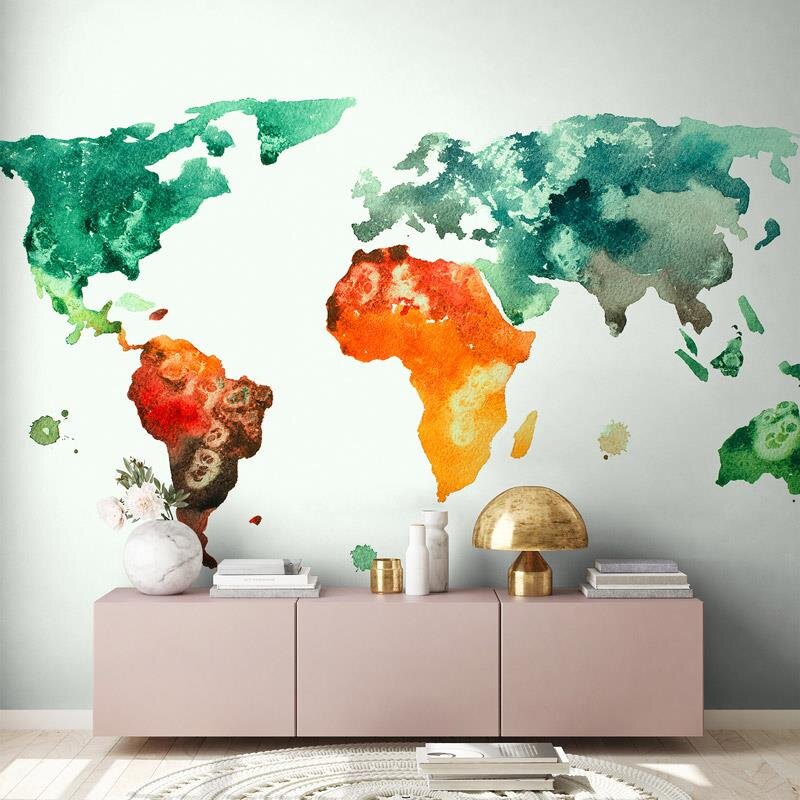Digitaldruck-Tapete Colourful World 3 livingwalls (1031957)