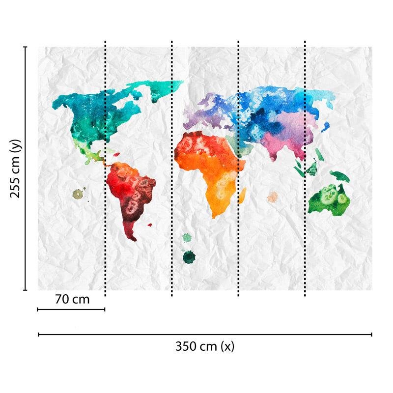 Digitaldruck-Tapete Colourful World 2 livingwalls (1031956)