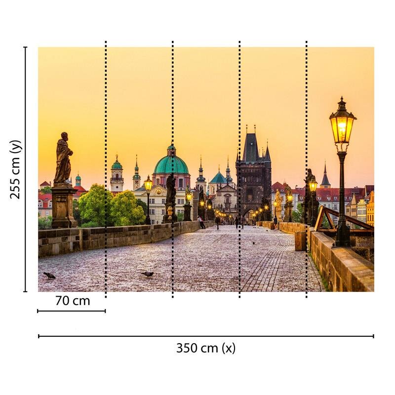 Digitaldruck-Tapete Charles Bridge livingwalls (1031951)