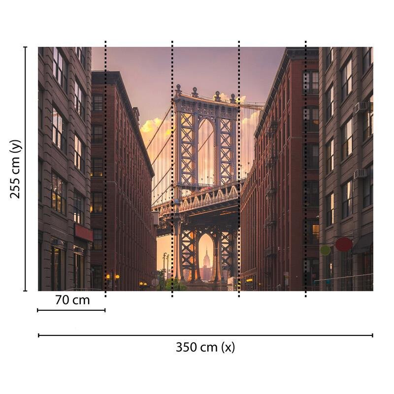 Digitaldruck-Tapete Brooklyn Bridge livingwalls (1031948)
