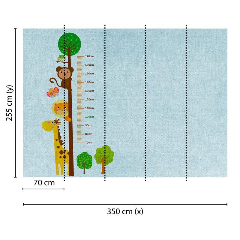 Digitaldruck-Tapete Kids Grow Stick 1 livingwalls (1031930)