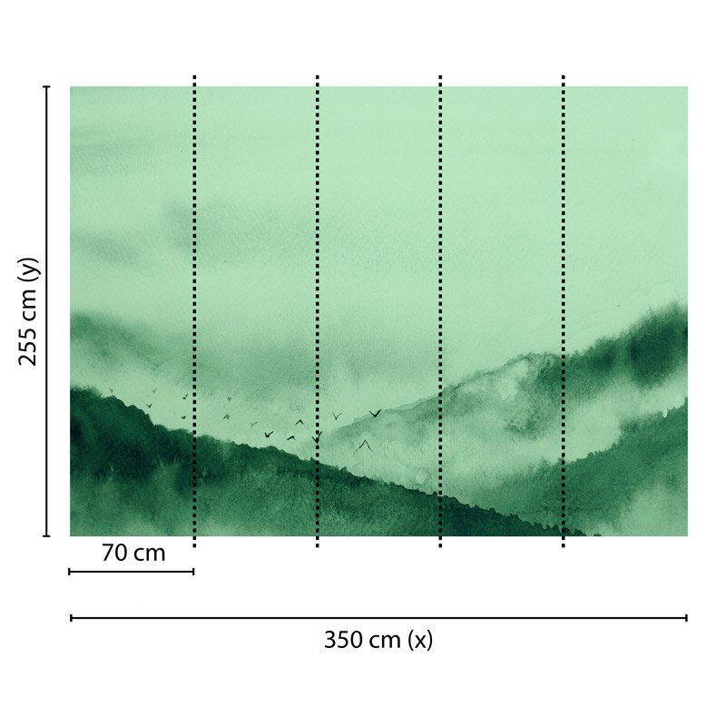 Digitaldruck-Tapete Gloomy Landscape 2 livingwalls (1031915)