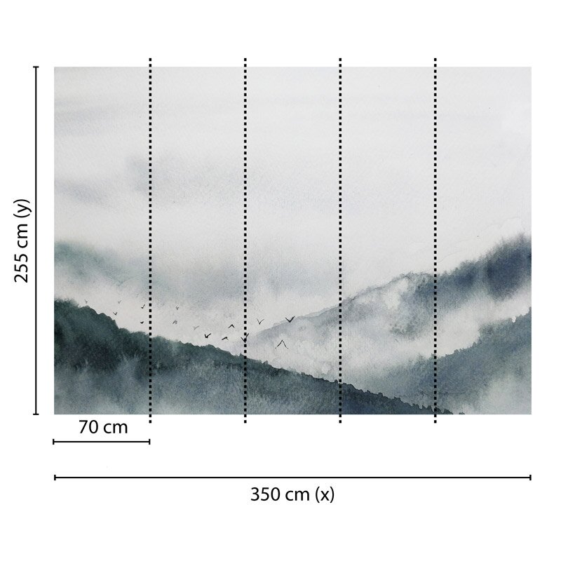 Digitaldruck-Tapete Gloomy Landscape 1 livingwalls (1031914)