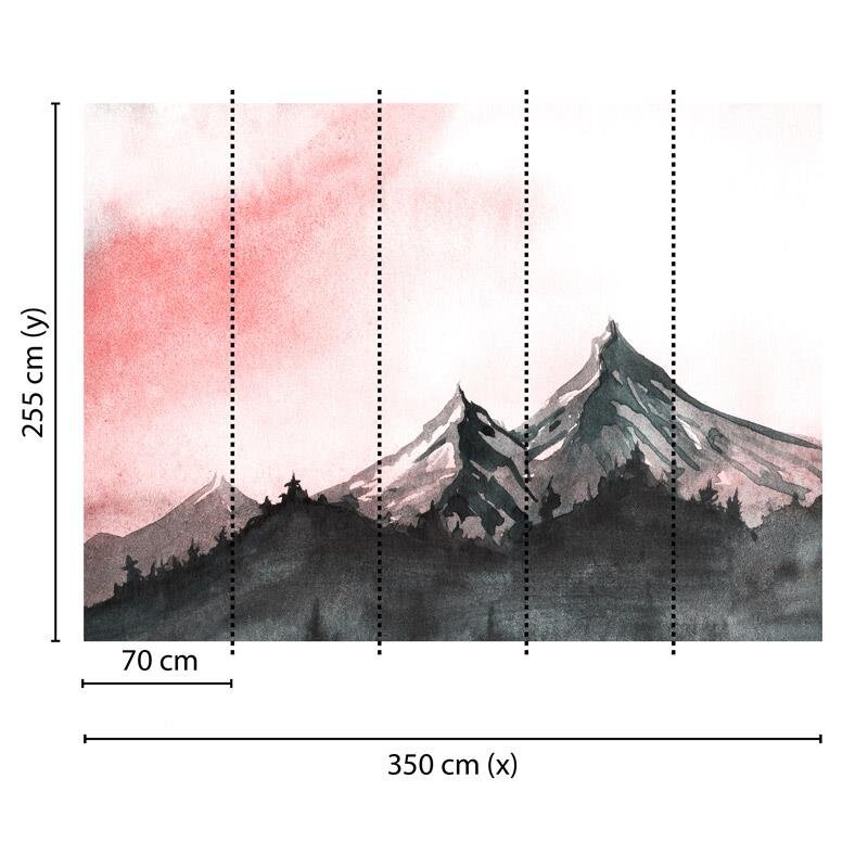 Digitaldruck-Tapete Mountain Paint 2 livingwalls (1031911)