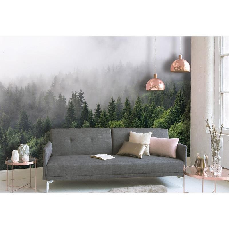 Digitaldruck-Tapete Foggy Fir Trees livingwalls (1031908)