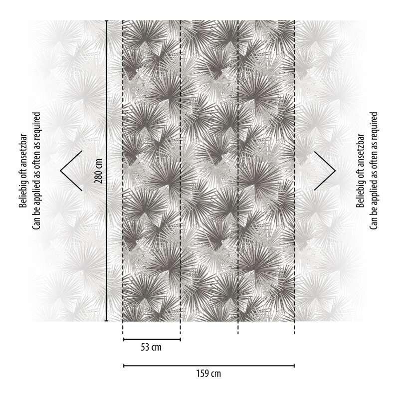 Digitaldruck-Tapete Grau, Greige livingwalls (1043788)