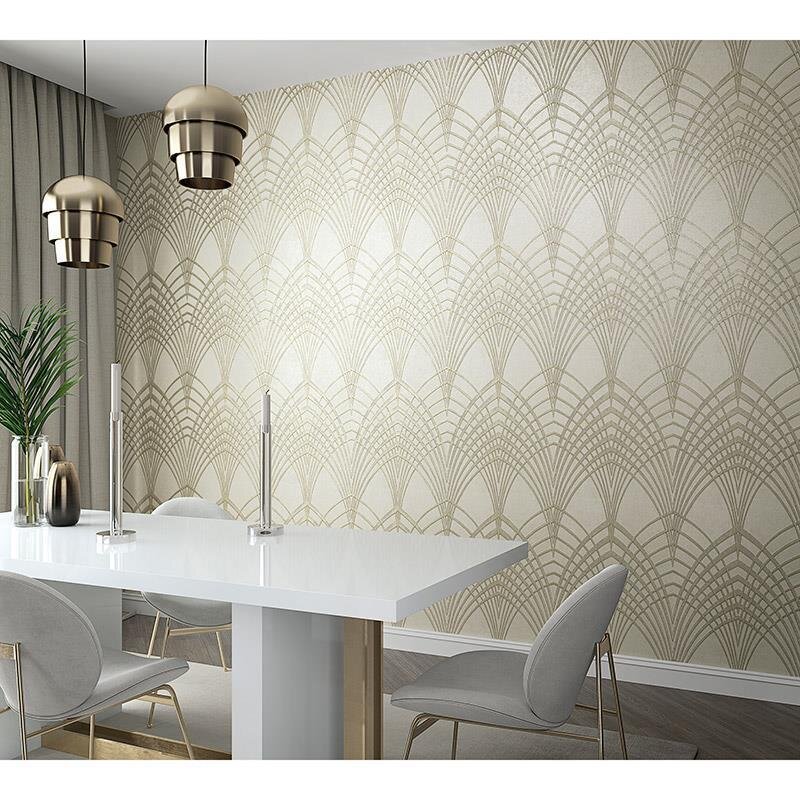 Tapete Beige, Creme, Braun Marburg Vliestapete (1027689)