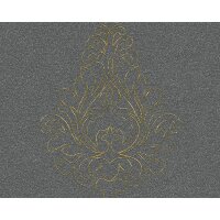 Tapete Schwarz, Anthrazit Architects Paper Vliestapete...