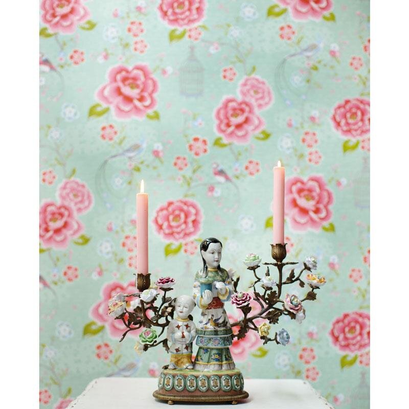 Tapete Bunt, Grün PIP Studio Vliestapete (1027169)