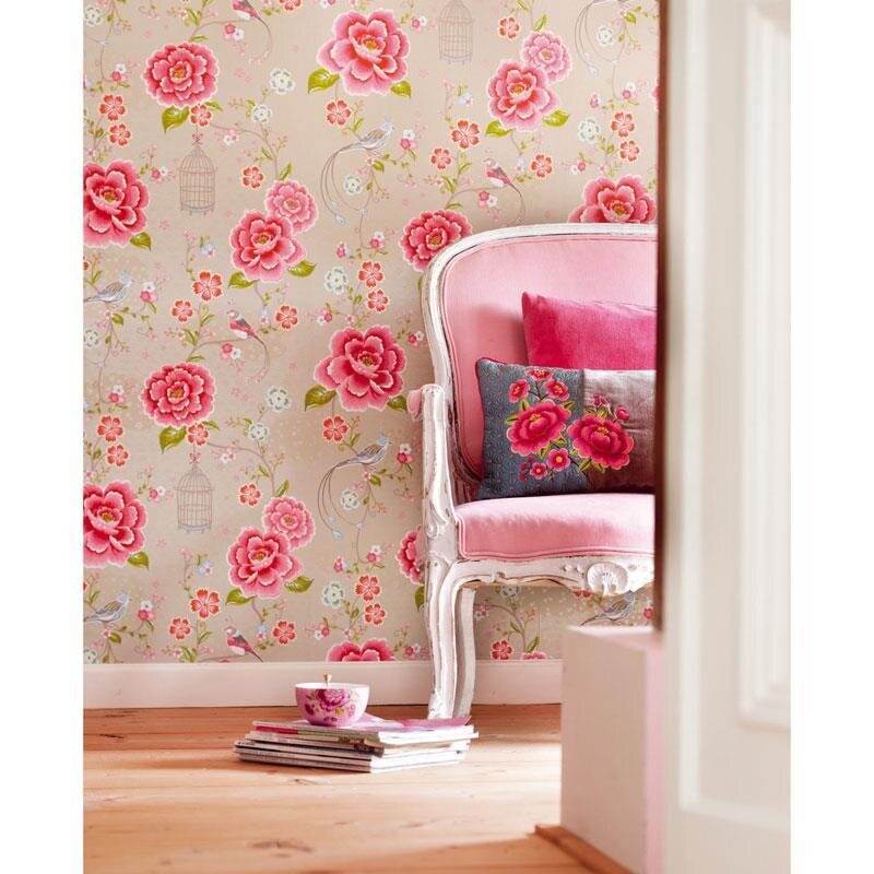 Tapete Bunt, Rosa, Rose PIP Studio Vliestapete (1027167)