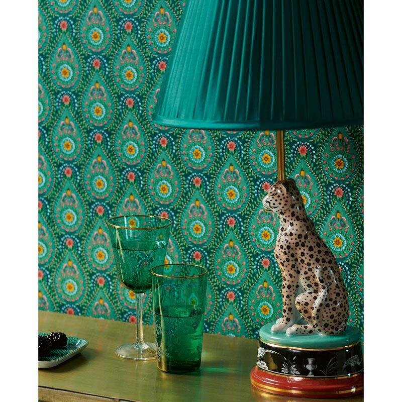 Tapete Bunt, Grün PIP Studio Vliestapete (1027165)