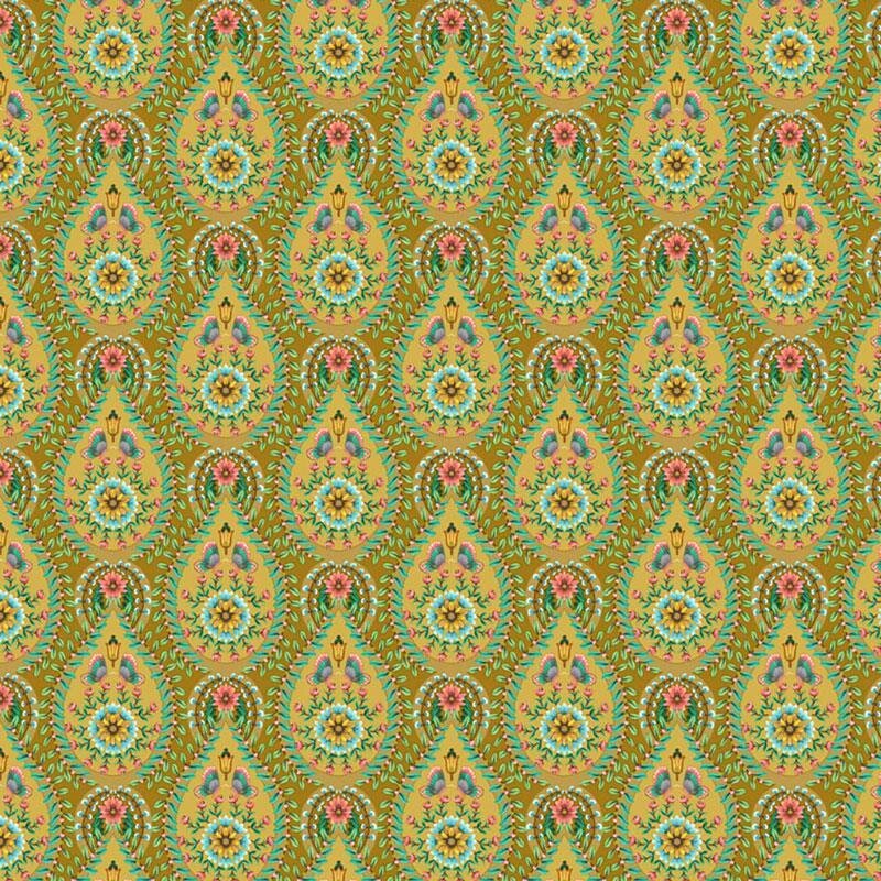 Tapete Bunt, Gelb, Vanille PIP Studio Vliestapete (1027164)