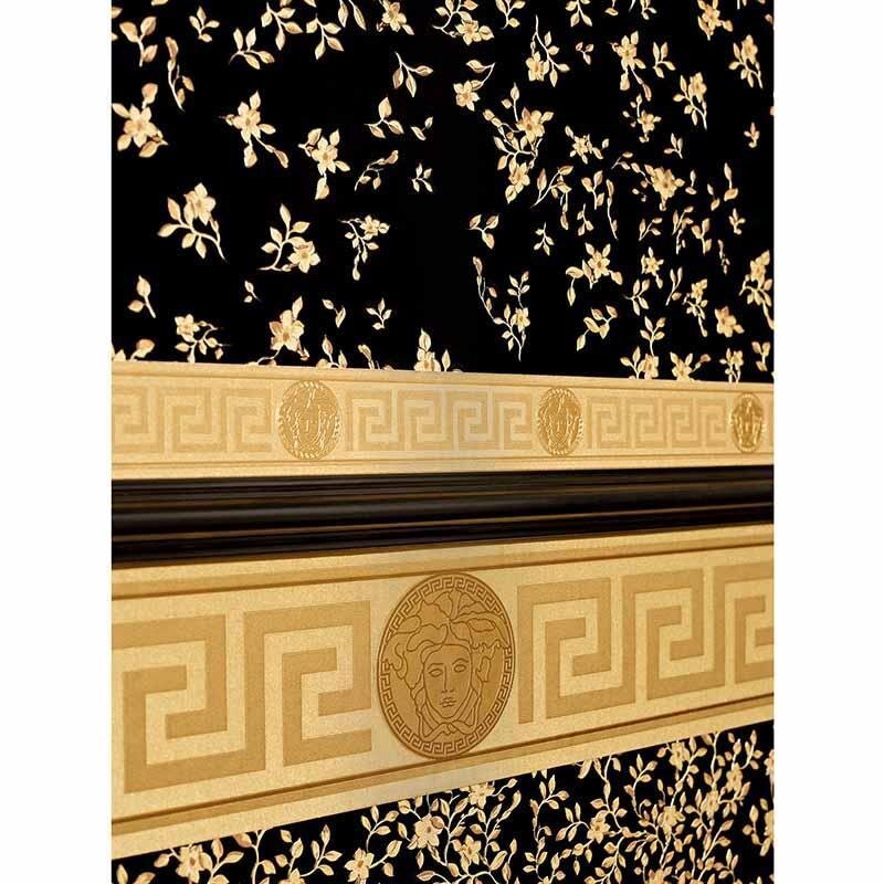 Tapete Gold, Kupfer VERSACE Satintapete (1023748)