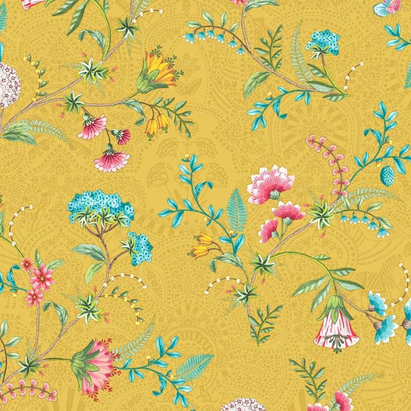 Tapete Bunt, Gelb, Vanille PIP Studio Vliestapete (1027149)