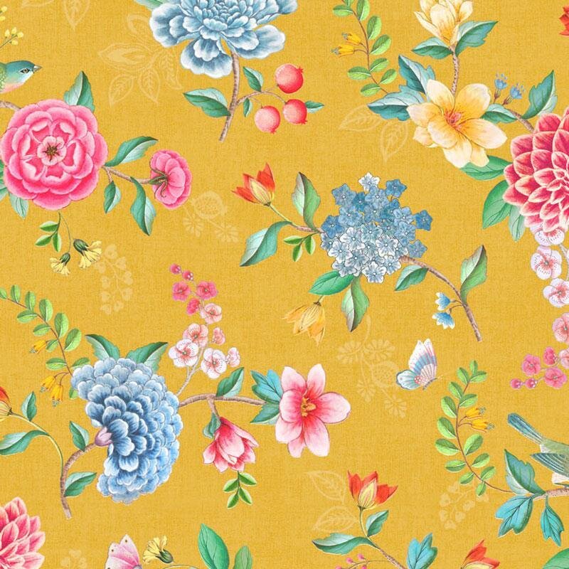 Tapete Bunt, Gelb, Vanille PIP Studio Vliestapete (1027136)