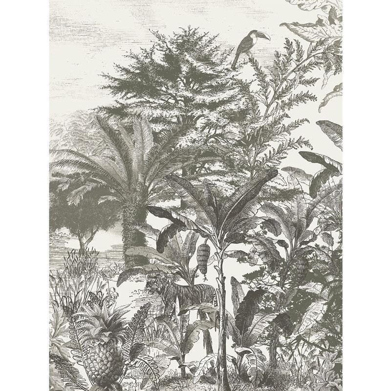 Digitaldruck-Tapete Grau, Silber, Schwarz, Anthrazit, Weiß Eijffinger (1027259)